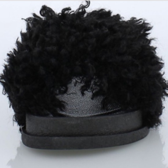 LAST 1‼️Shaggy black slides!! 🖤🖤 - Picture 6 of 6